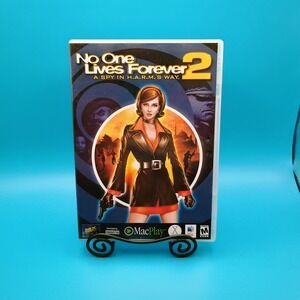 No One Lives Forever 2 A Spy in HARMs Way MacPlay Video Game Cate Archer 2003